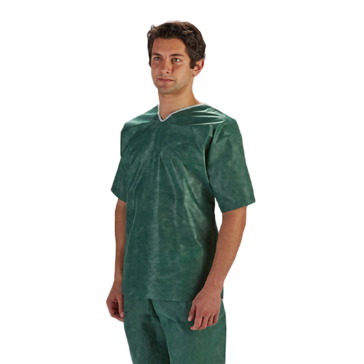 Scrub Shirt Barrier® 2X-Large Green 3 Pockets Short Sleeve Unisex - BeHope