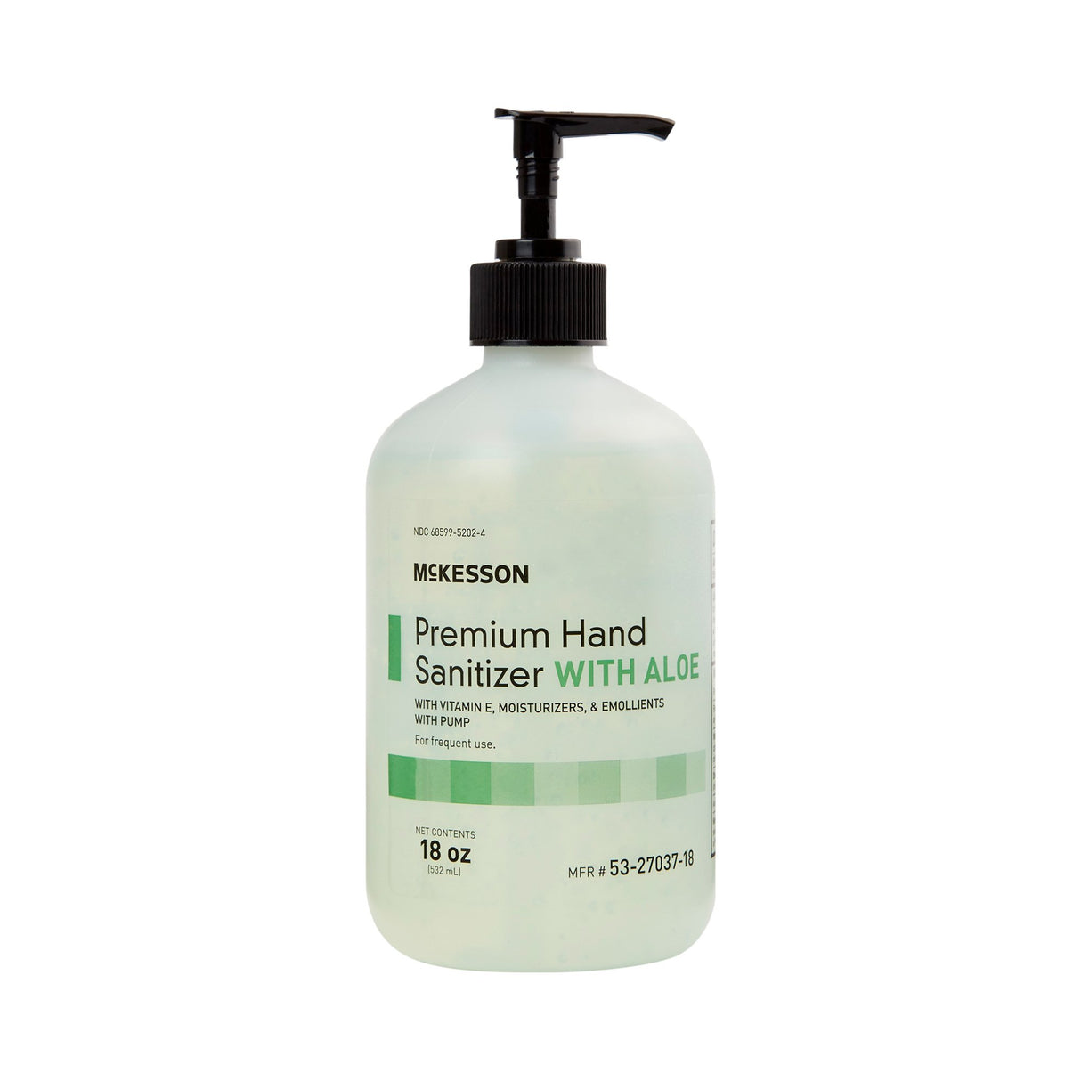 Hand Sanitizer with Aloe McKesson Premium Ethyl Alcohol Gel Kills Bacteria - BeHope