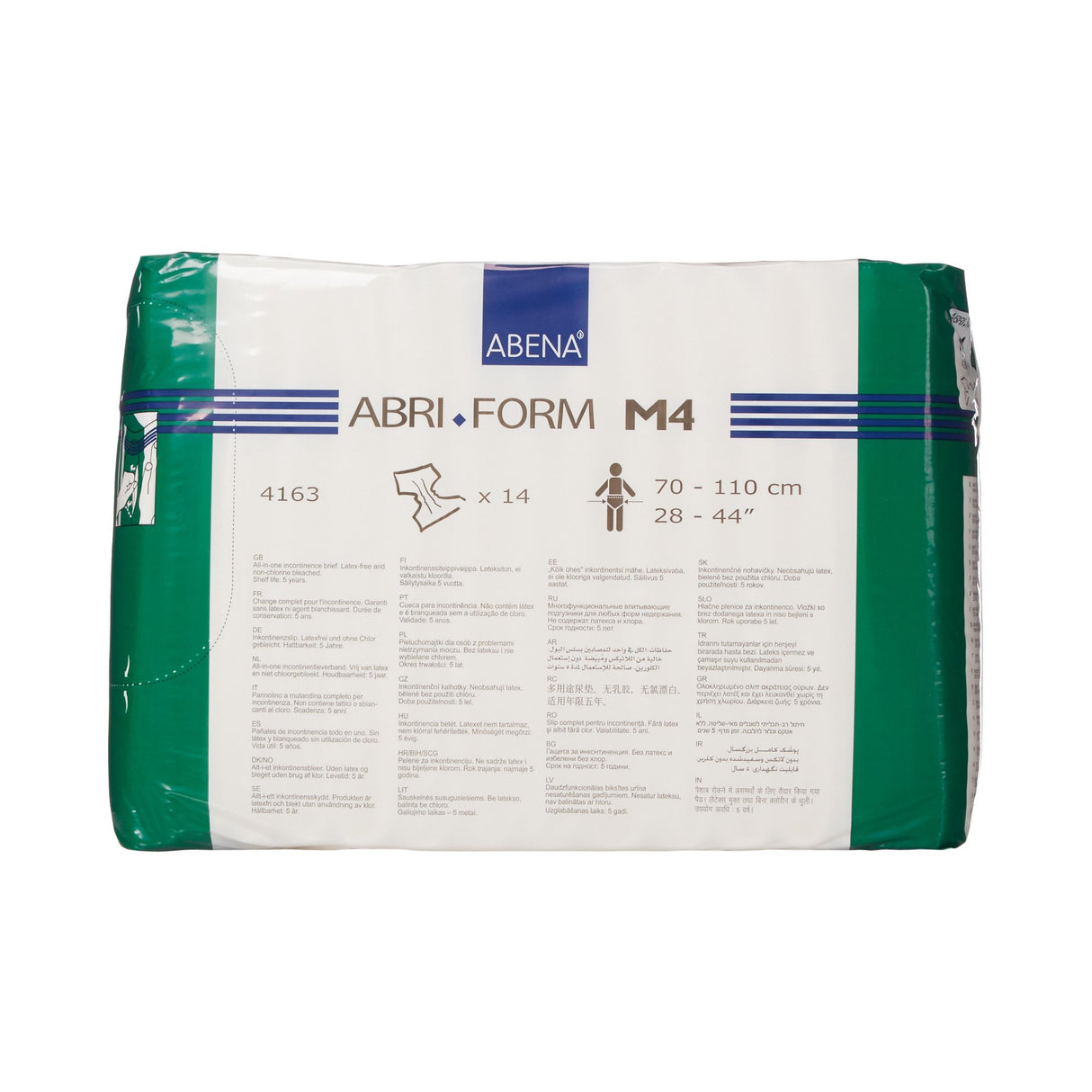 Incontinence Brief Abri-Form™ Comfort M4 Adult Medium Unisex Disposable Heavy Absorbency - BeHope