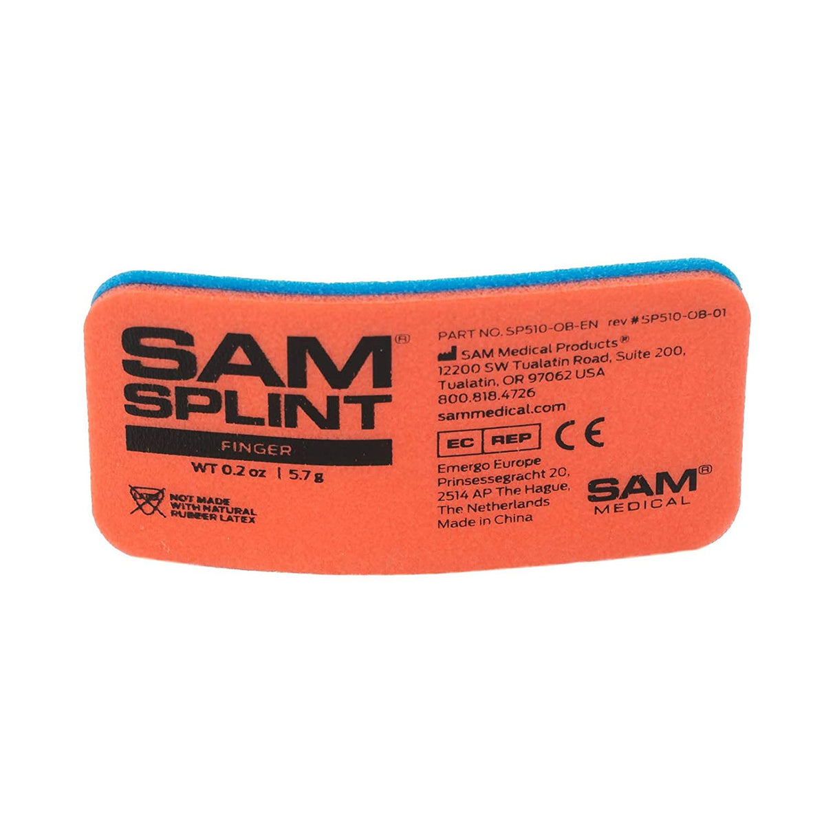 Finger Splint Sam® Blue / Orange - BeHope