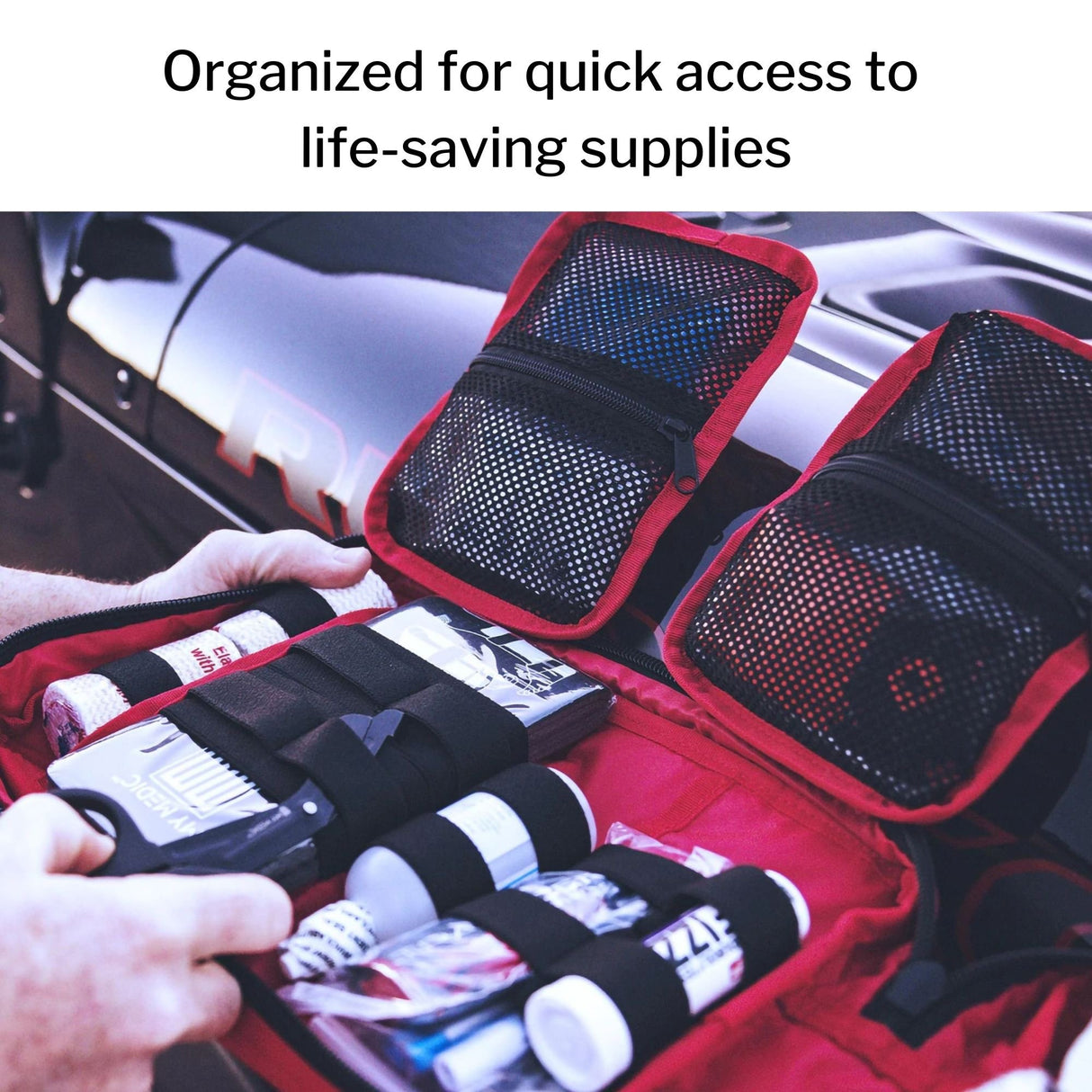 First Aid Kit My Medic™ MYFAK Standard Red Nylon Bag - BeHope