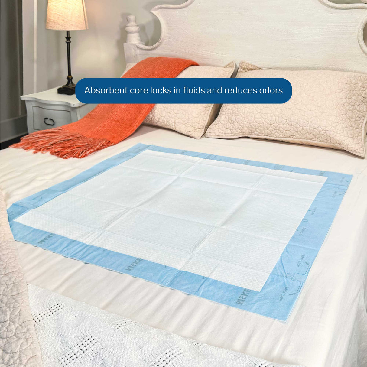 Alèse jetable McKesson 30 x 36 pouces, polymère super absorbant, forte absorption