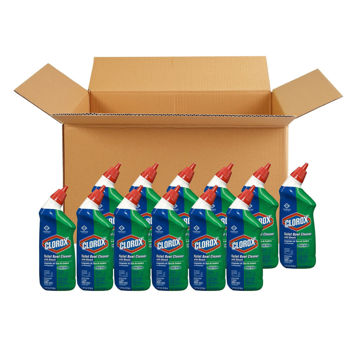 Toilet Bowl Cleaner Clorox Commercial Solutions® Clorox® Manual Squeeze Gel 24 oz. Bottle Fresh Scent NonSterile - BeHope