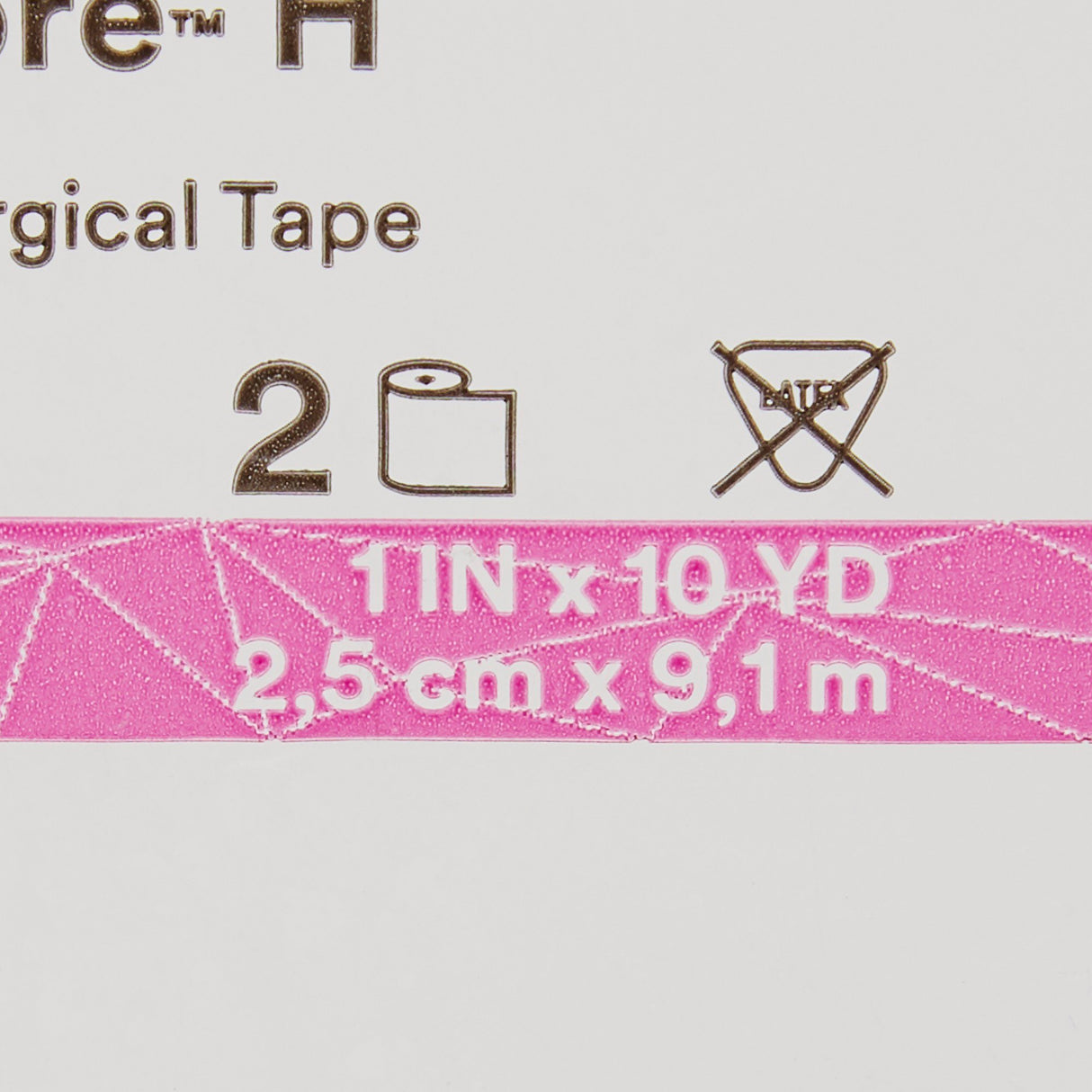 Perforated Medical Tape 3M™ Medipore™ H White 1 Inch X 10 Yard Soft Cloth NonSterile - BeHope