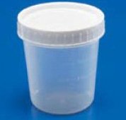 Specimen Container Cardinal Health™ 2-1/2 X 3 Inch 133 mL (4.5 oz.) Screw Cap Unprinted Sterile - BeHope