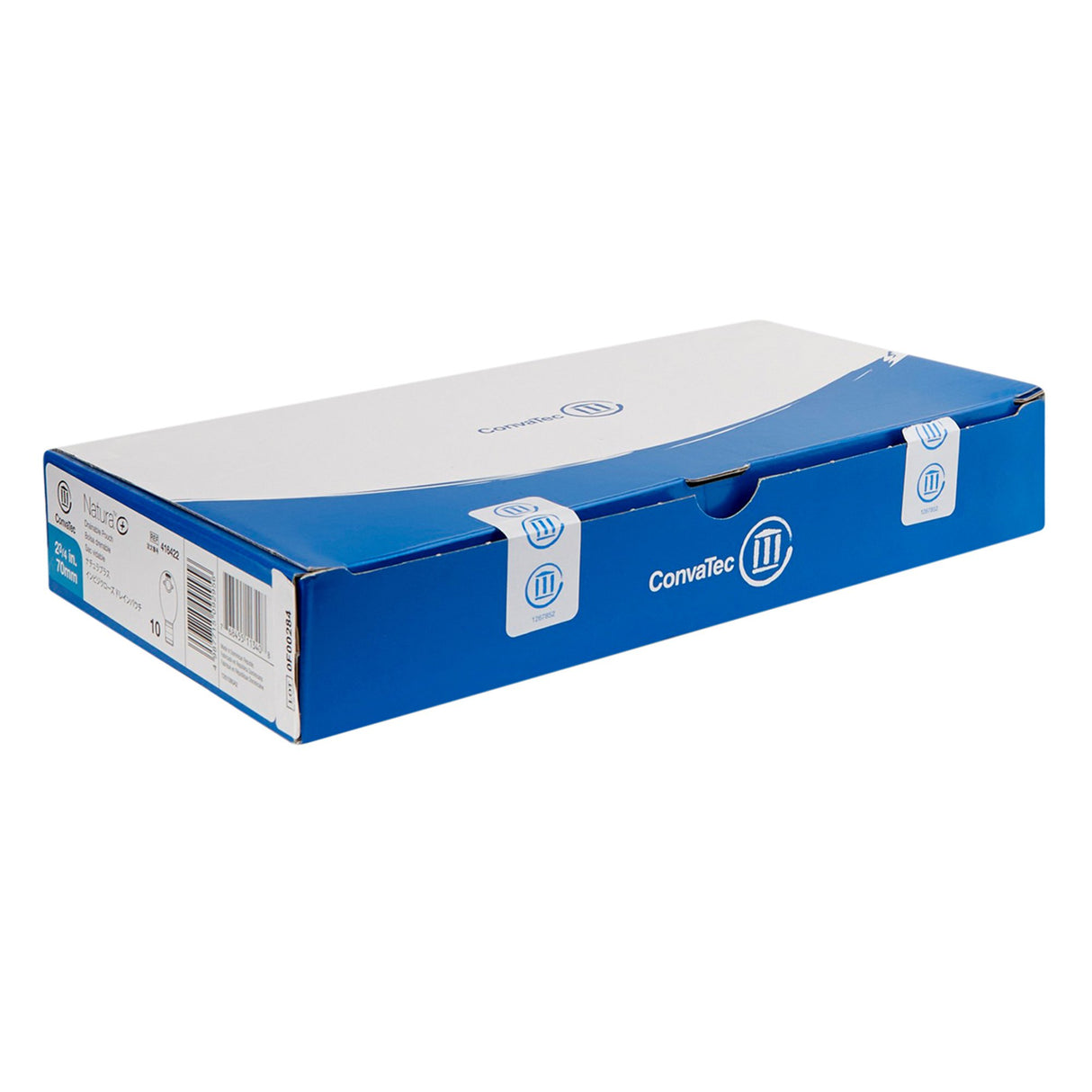 Ostomy Pouch Natura® + Two-Piece System 12 Inch Length 1-1/4 to 1-3/4 Inch Stoma Drainable, Tail Closure - BeHope