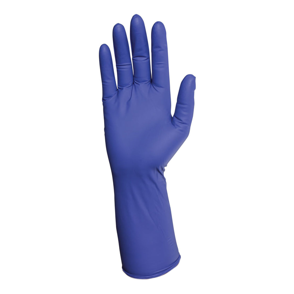 Exam Glove PremierPro™ Extended Cuff Medium NonSterile Nitrile Extended Cuff Length Textured Fingertips Blue Chemo Tested - BeHope