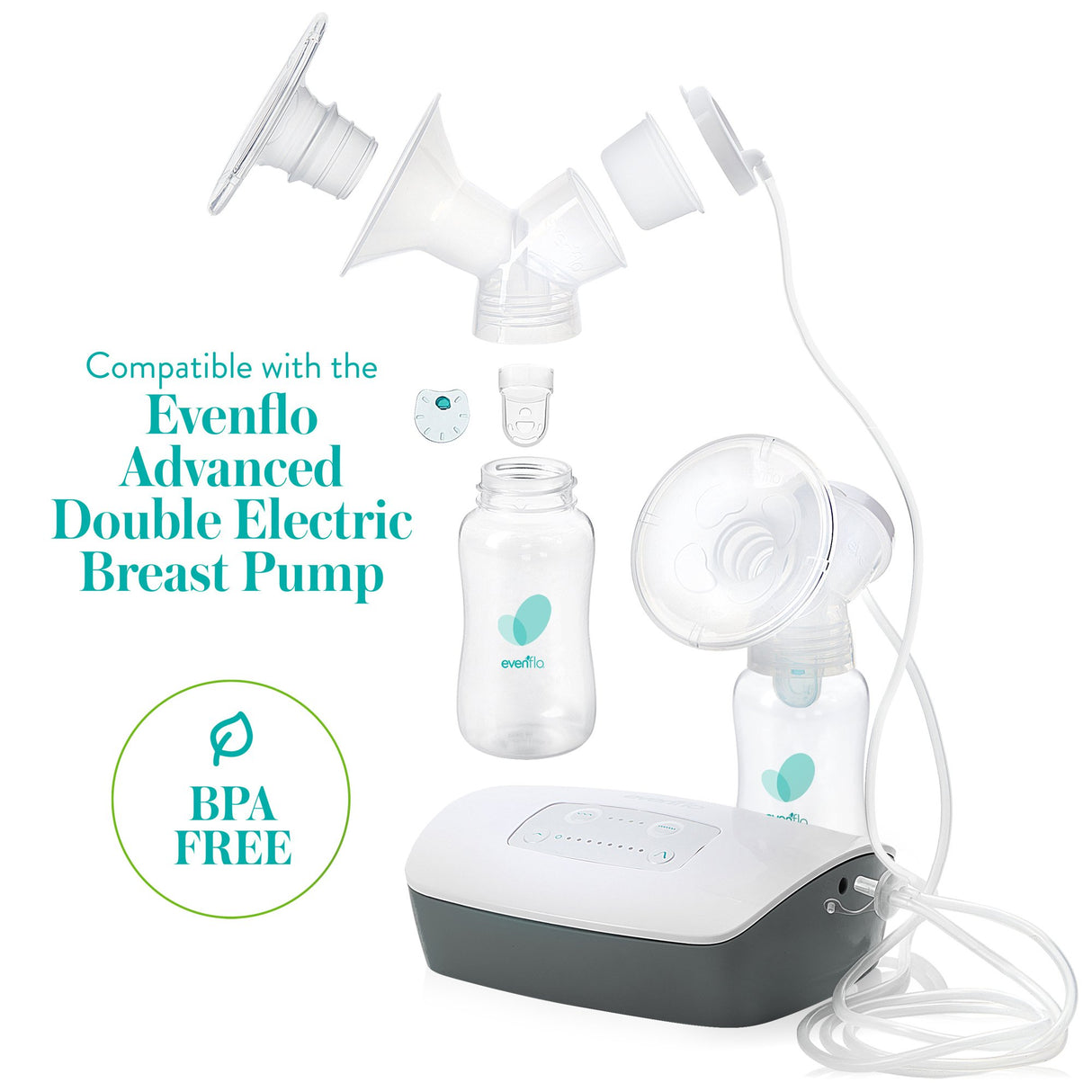 Breast Pump Replacement Parts Kit Evenflo Advanced For Evenflo Advanced Double Electric Breast Pump - BeHope