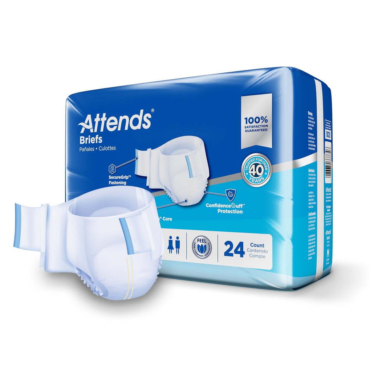 Attends® Advanced Adult Unisex Briefs with Ultimate Protection - BeHope