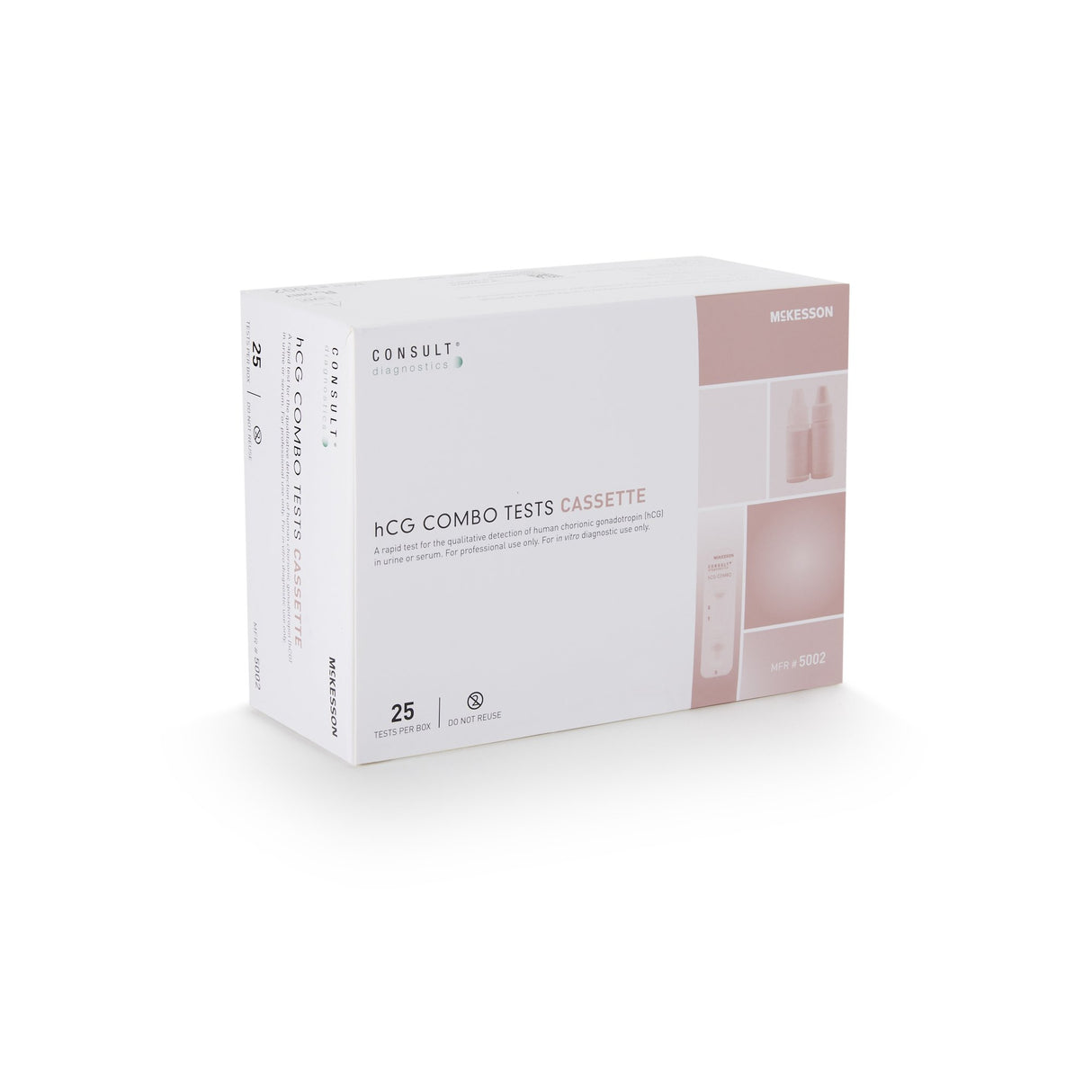 Reproductive Health Test Kit McKesson Consult™ hCG Pregnancy Test 25 Tests CLIA Waived Sample Dependent - BeHope