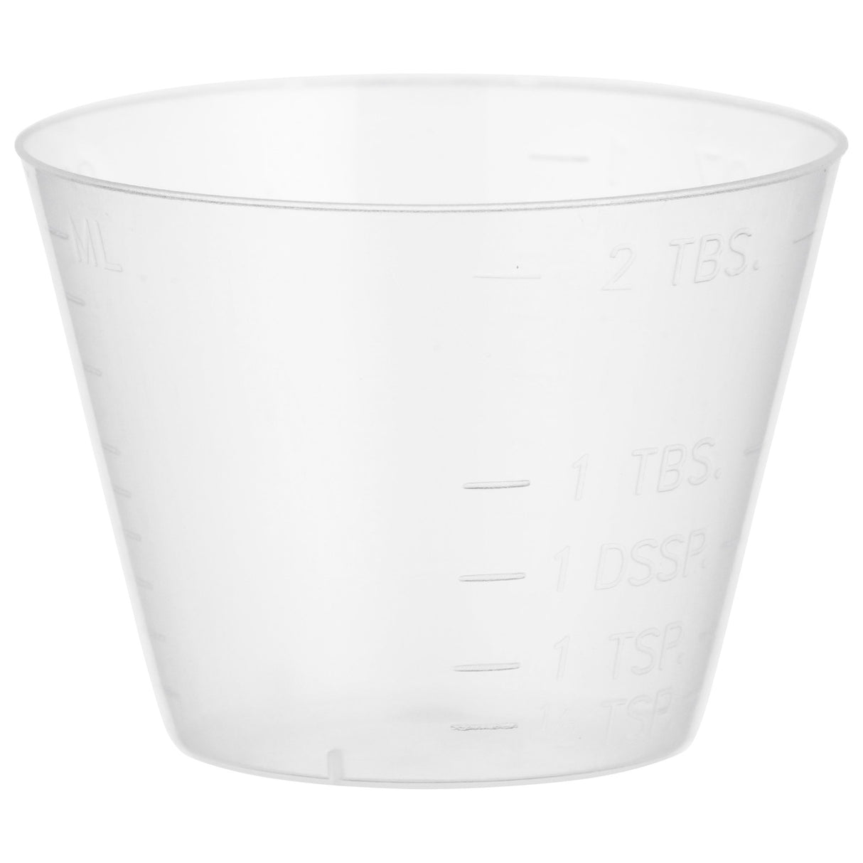 Medicine Cup McKesson 1 oz. Translucent Plastic Disposable NonSterile - BeHope