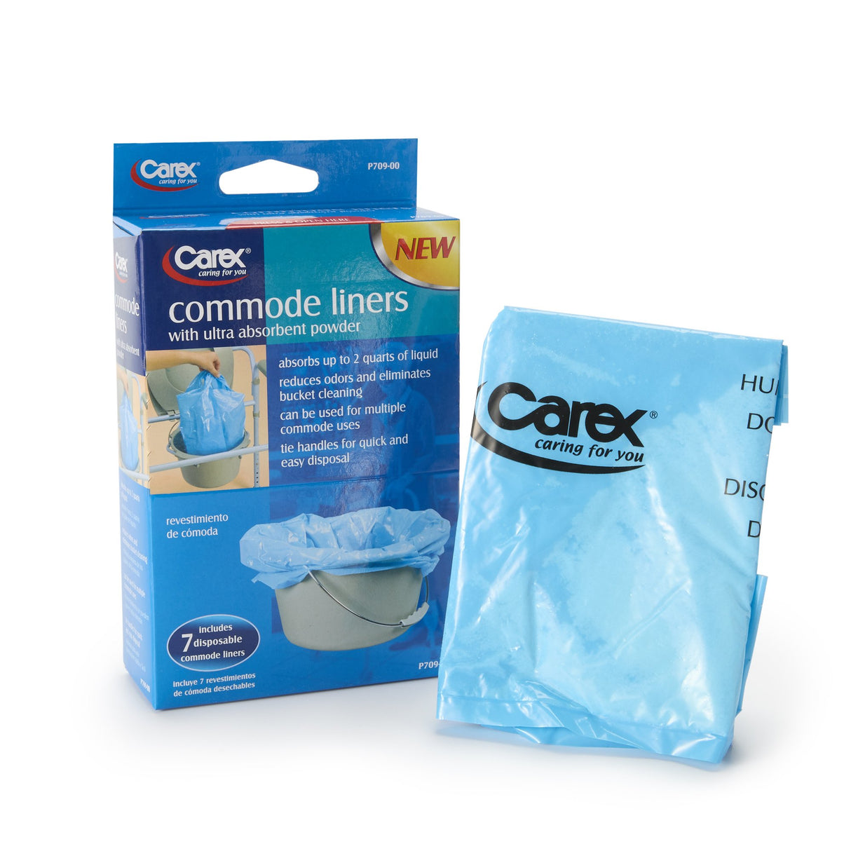 Carex® Commode Liner For Commode / Shower Chair - BeHope