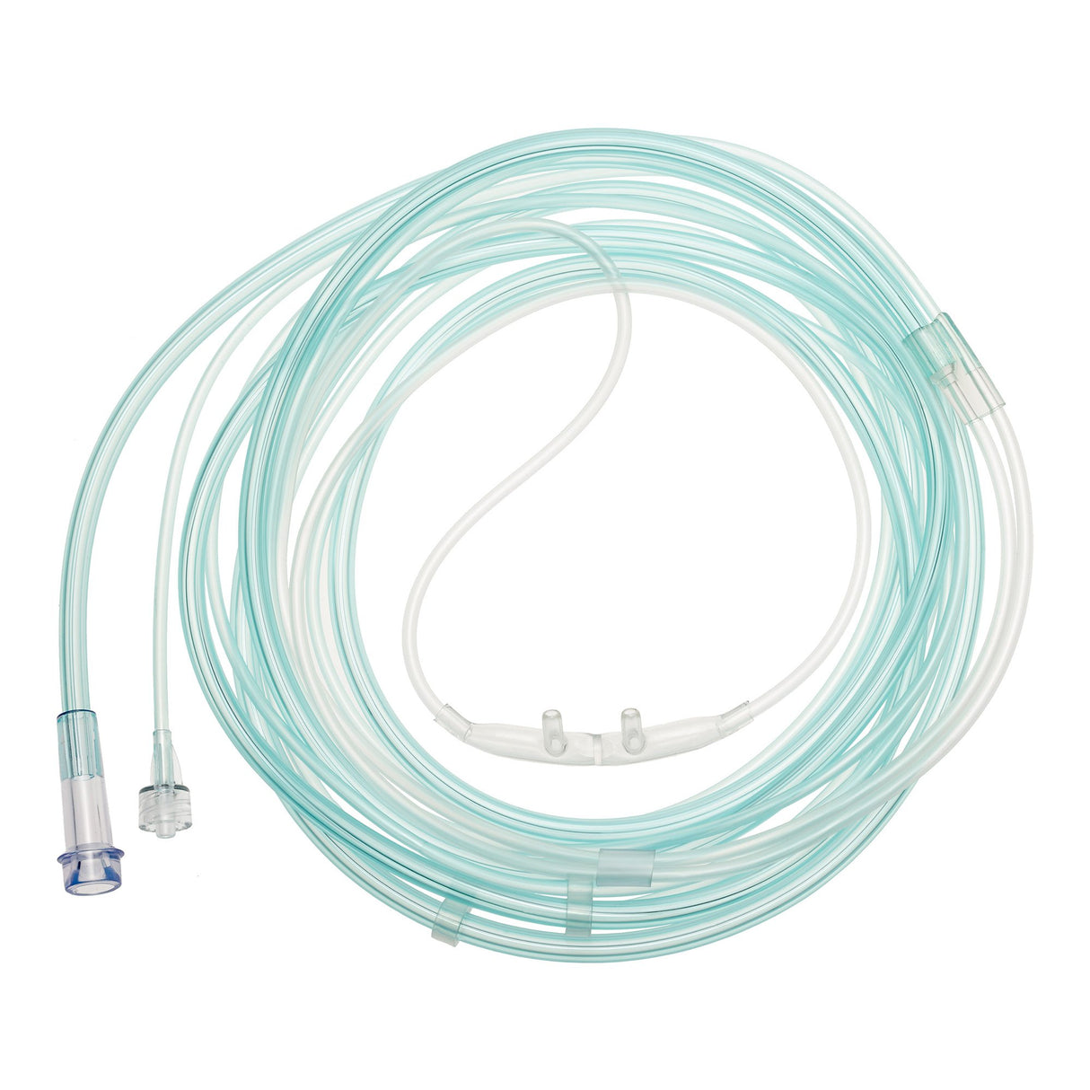 ETCO2 Nasal Cannula Softech® Plus Adult Curved Prongs 7 Foot Tubing - BeHope