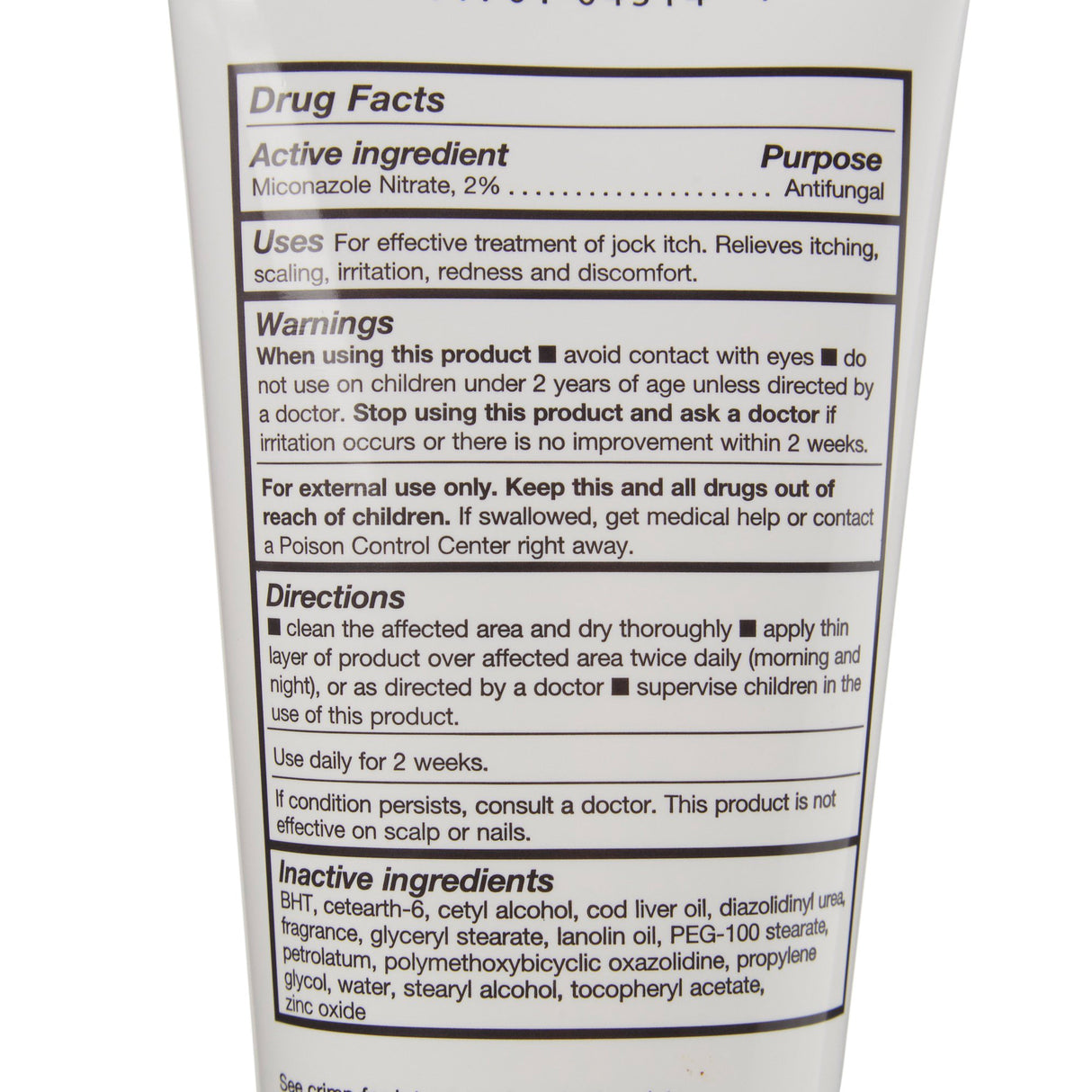Skin Protectant Baza Antifungal 5 oz. Tube Scented Cream CHG Compatible