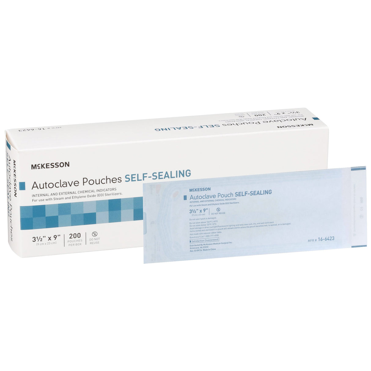 Sterilization Pouch Mckesson Self Seal Ethylene Oxide Steam Paper Film - BeHope