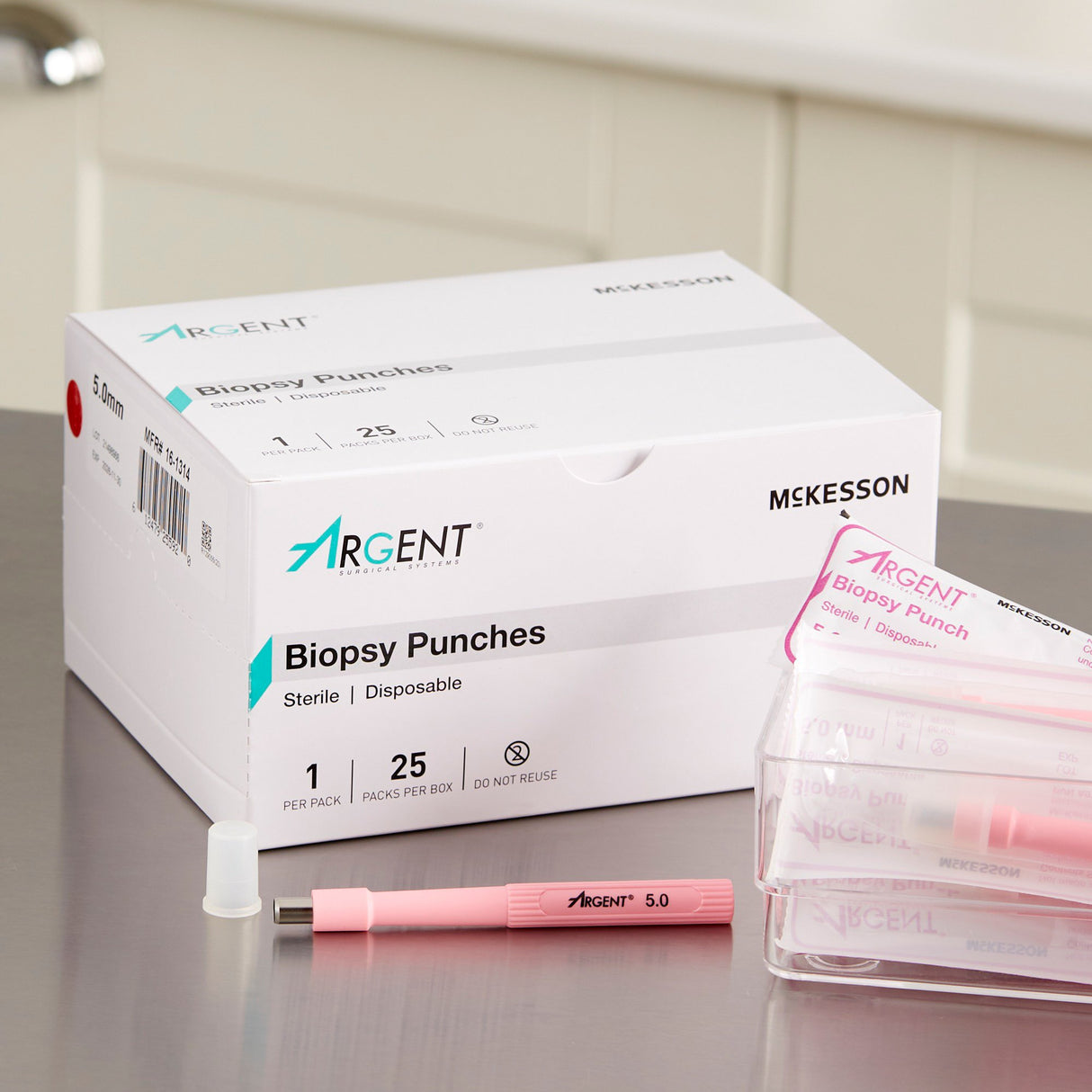 Biopsy Punch McKesson Argent™ Dermal 5 mm - BeHope