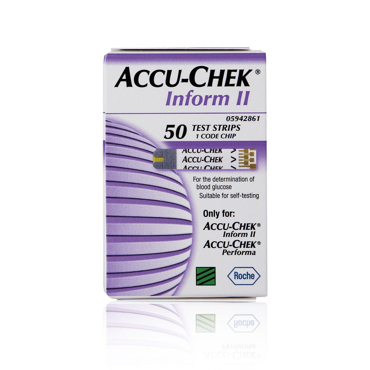 Blood Glucose Test Strips Accu-Chek® Inform II 50 Strips per Pack - BeHope