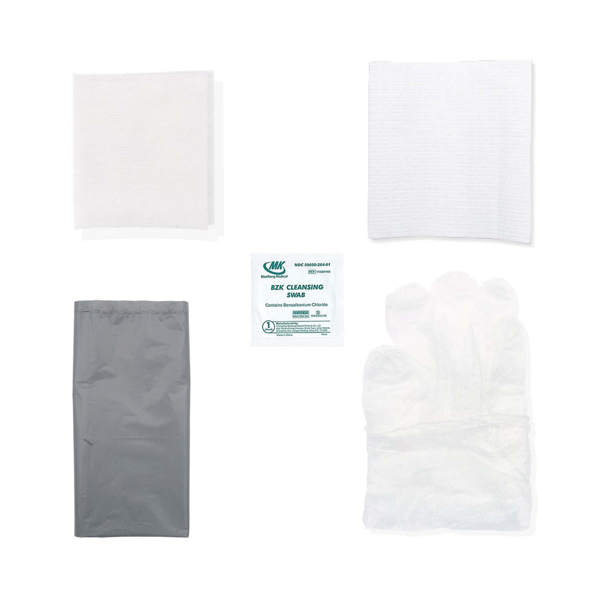 Intermittent Catheter Tray EZ-Advancer® Adolescent 10 Fr. Without Balloon PVC - BeHope