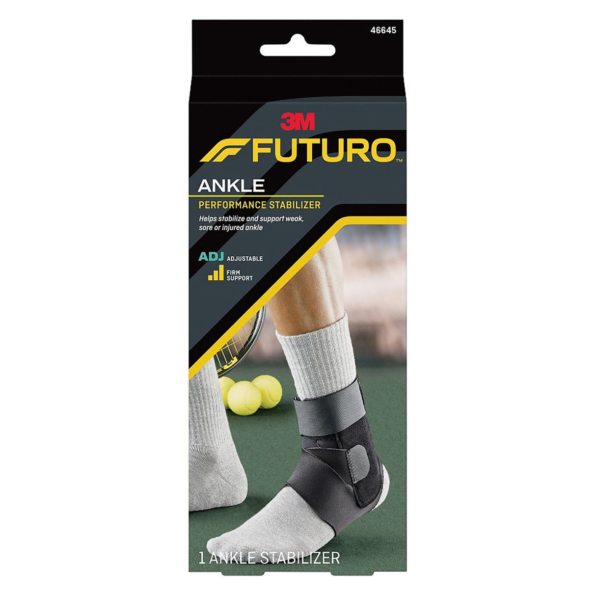 Ankle Support 3M™ Futuro™ Sport Deluxe One Size Fits Most D-Ring / Hook and Loop Strap Closure Foot - BeHope