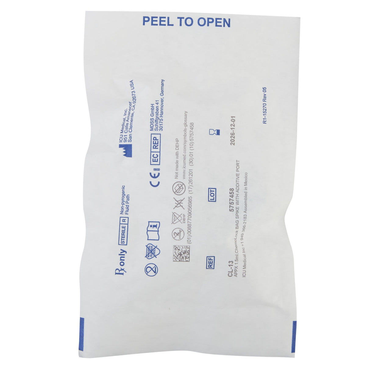 Bag Access Spike ChemoLock® - BeHope