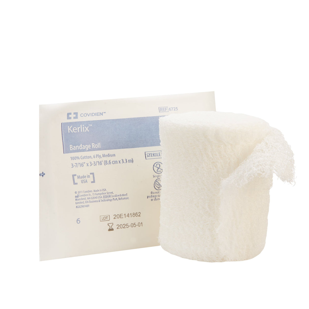 Fluff Bandage Roll Kerlix™ 3-4/10 Inch X 3-6/10 Yard 6-Ply Sterile 1 per Pouch - BeHope