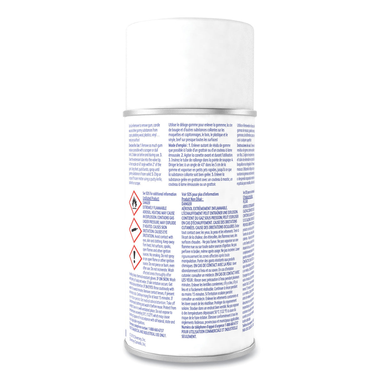 Chewing Gum Remover Diversey™ Aerosol Spray Residue Free - BeHope