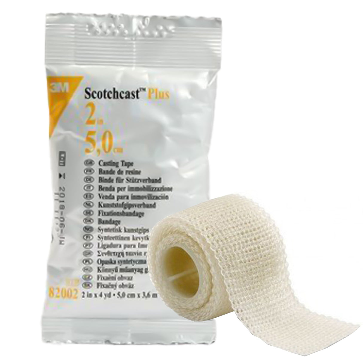 Cast Tape 3M™ Scotchcast™ Plus 2 Inch X 12 Foot Fiberglass / Resin White - BeHope