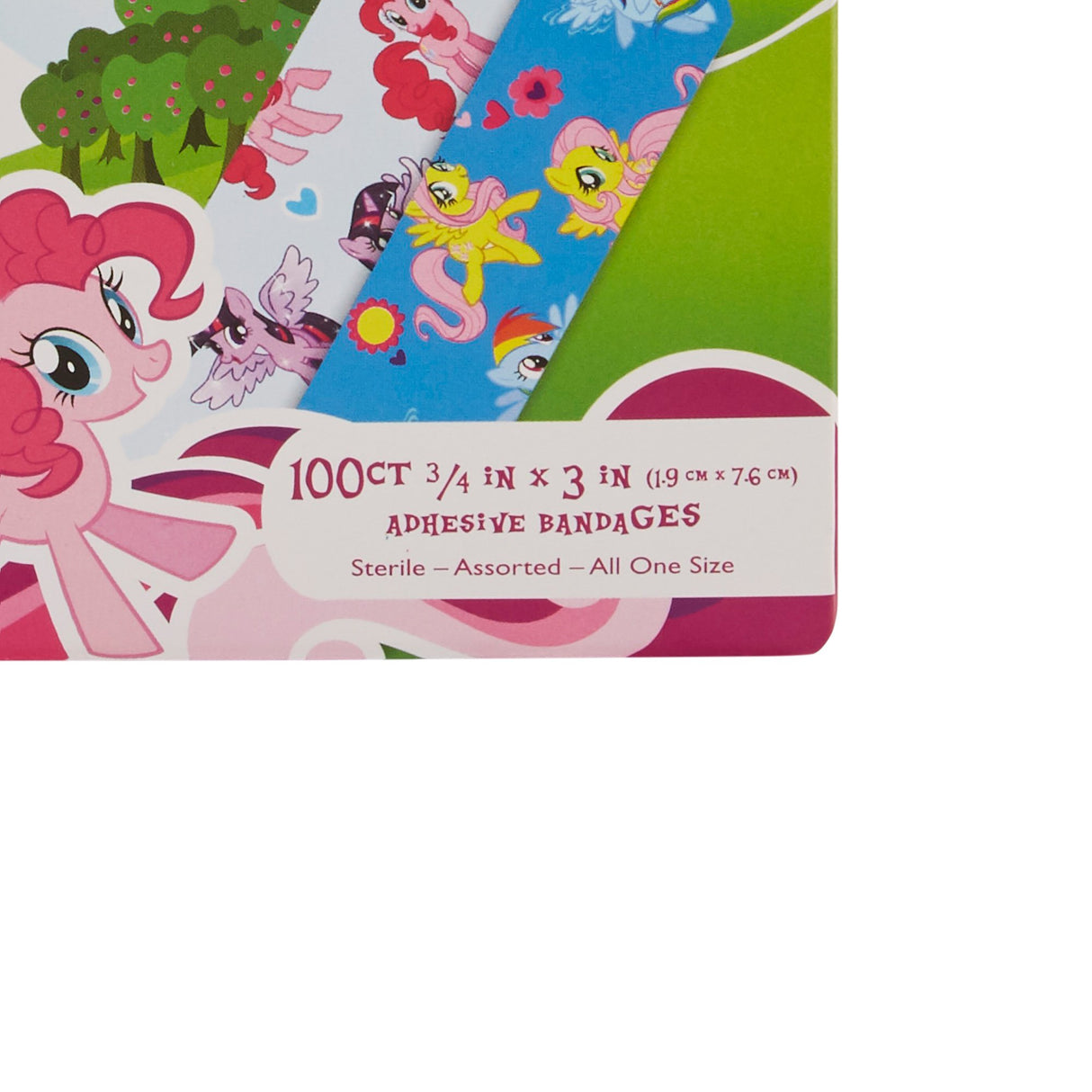 Adhesive Strip Stat Strip® Plastic Kid Design (My Little Pony) 3/4 X 3 Inch Sterile - BeHope