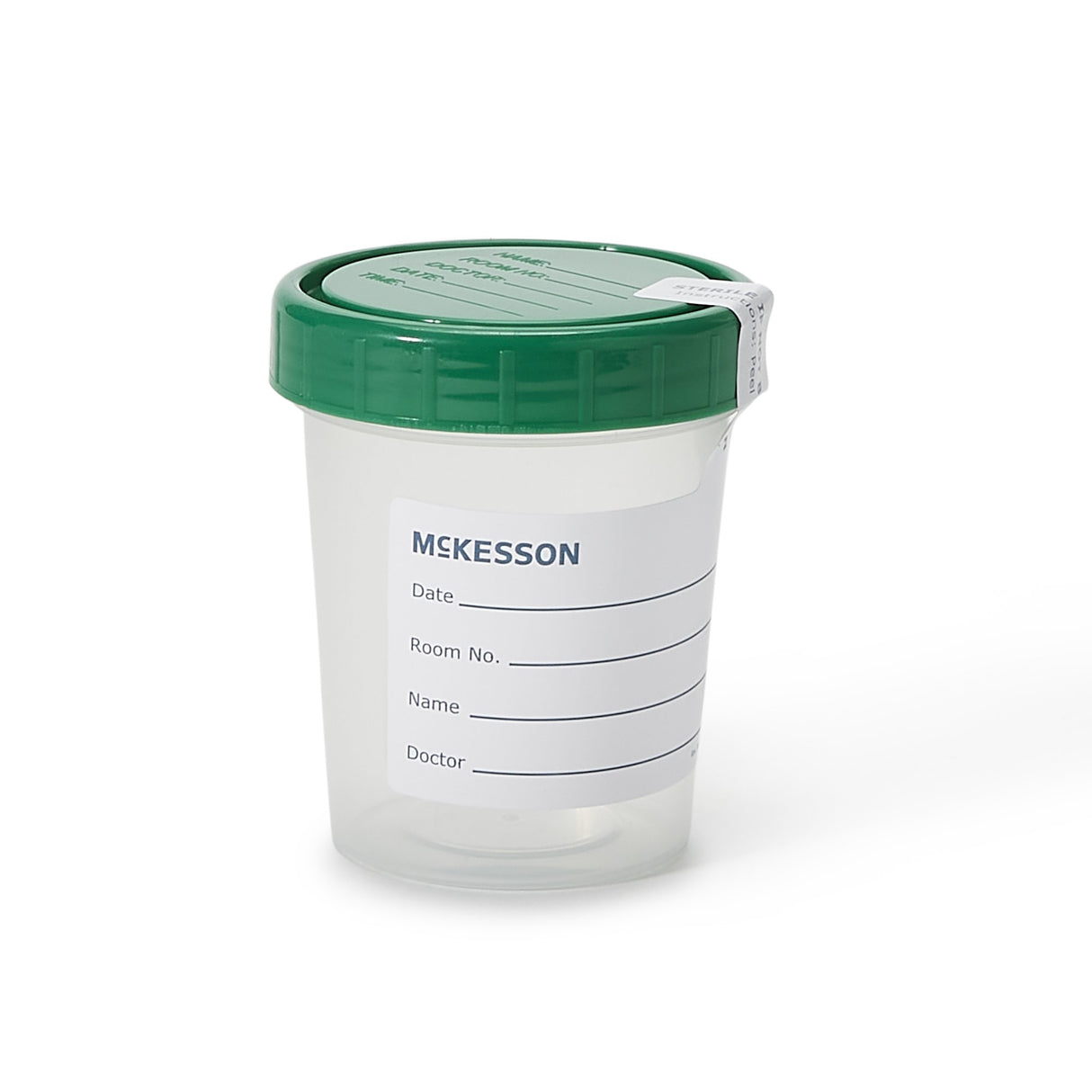 Specimen Container McKesson 120 mL (4 oz.) Screw Cap Sterile Inside Only - BeHope