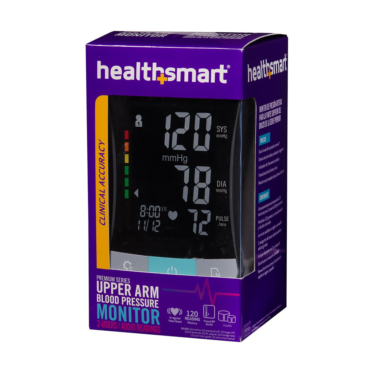 Home Automatic Digital Blood Pressure Monitor MABIS® Multiple Sizes Nylon Cuff 23 - 40 cm Talking Model - BeHope