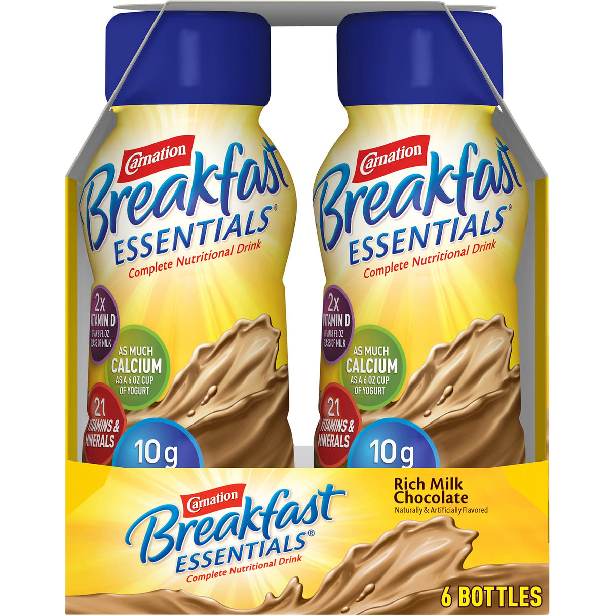 Oral Supplement Carnation Breakfast Essentials® Rich Milk Chocolate Flavor Liquid 8 oz. Bottle - BeHope
