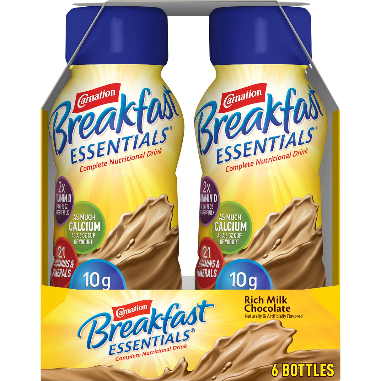 Oral Supplement Carnation Breakfast Essentials® Rich Milk Chocolate Flavor Liquid 8 oz. Bottle - BeHope