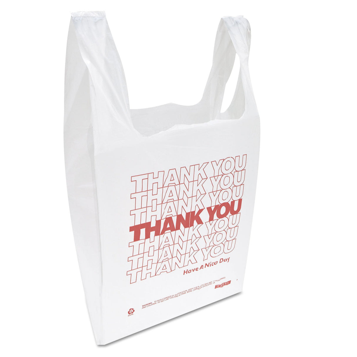 T-Shirt Shopping Bag HDPE Thank You Printed - BeHope