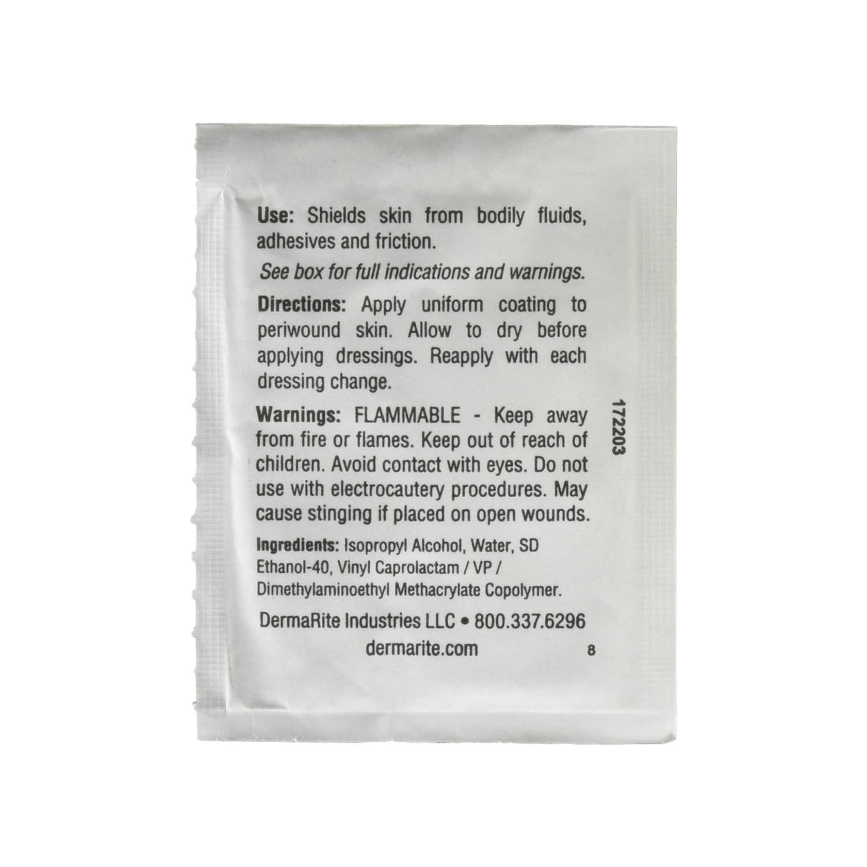 Skin Barrier Wipe DermaPrep™ 60% Strength Isopropyl Alcohol Individual Packet NonSterile - BeHope