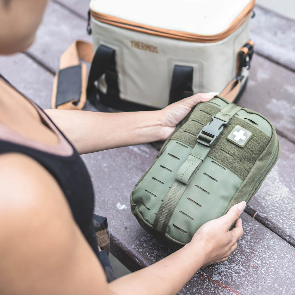 First Aid Kit My Medic™ MYFAK Pro Gray Nylon Bag - BeHope