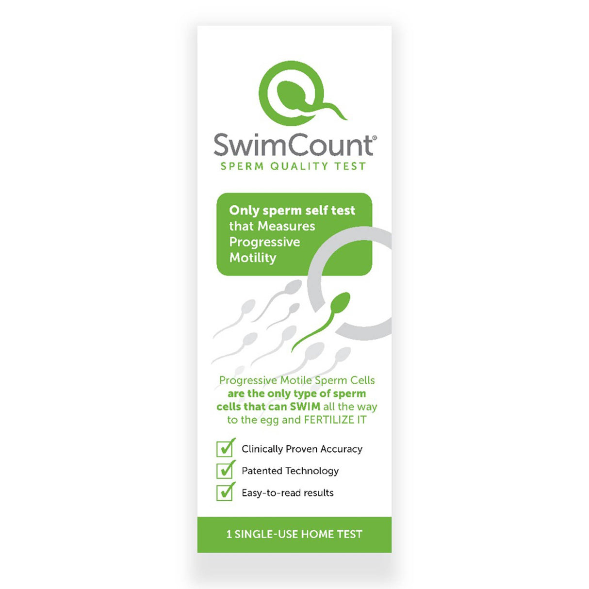 Sexual Health Test Kit SwimCount® Sperm Quality Test 24 Tests CLIA Waived - BeHope