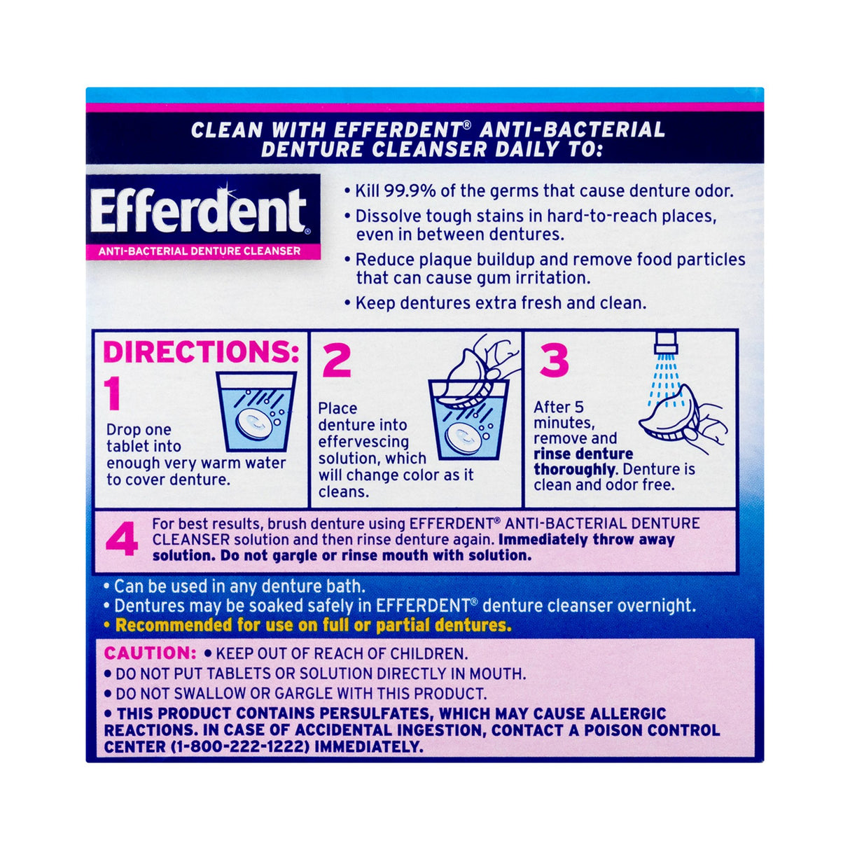 Denture Cleaner Efferdent® - BeHope