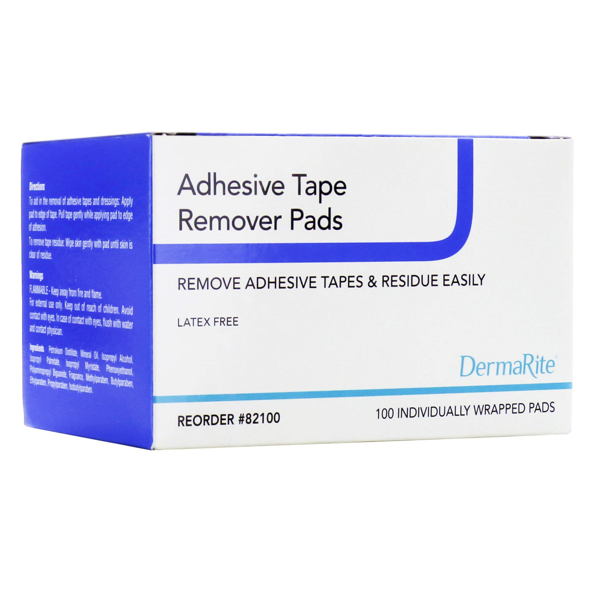 Adhesive Remover DermaRite Wipe 100 per Box Alcohol Based - BeHope