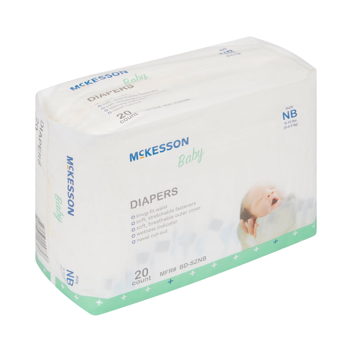 Unisex Baby Diaper McKesson Newborn Disposable Heavy Absorbency - BeHope