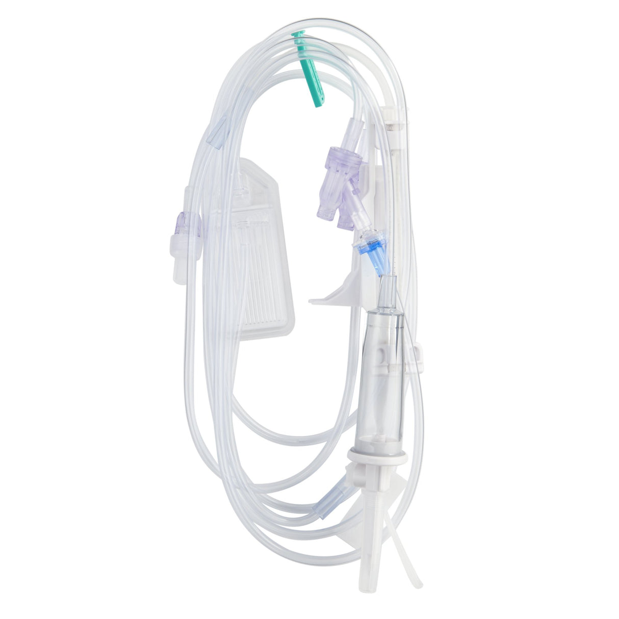 IV Pump Set Infusomat® Pump 2 Ports 15 Drops / mL Drip Rate 0.2 Micron Filter 120 Inch Tubing Solution - BeHope