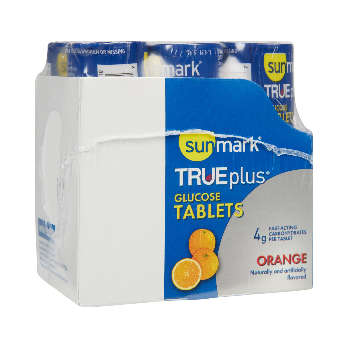 Glucose Supplement sunmark® TRUEplus™ 10 per Bottle Chewable Tablet Orange Flavor - BeHope