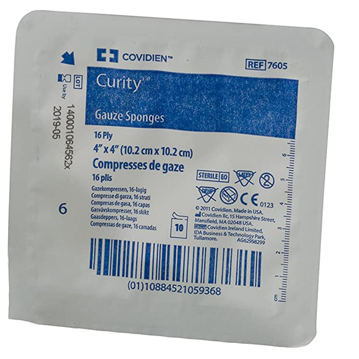 Gauze Sponge Curity 4 X 4 Inch 16-Ply Sterile 10 per Tray - BeHope