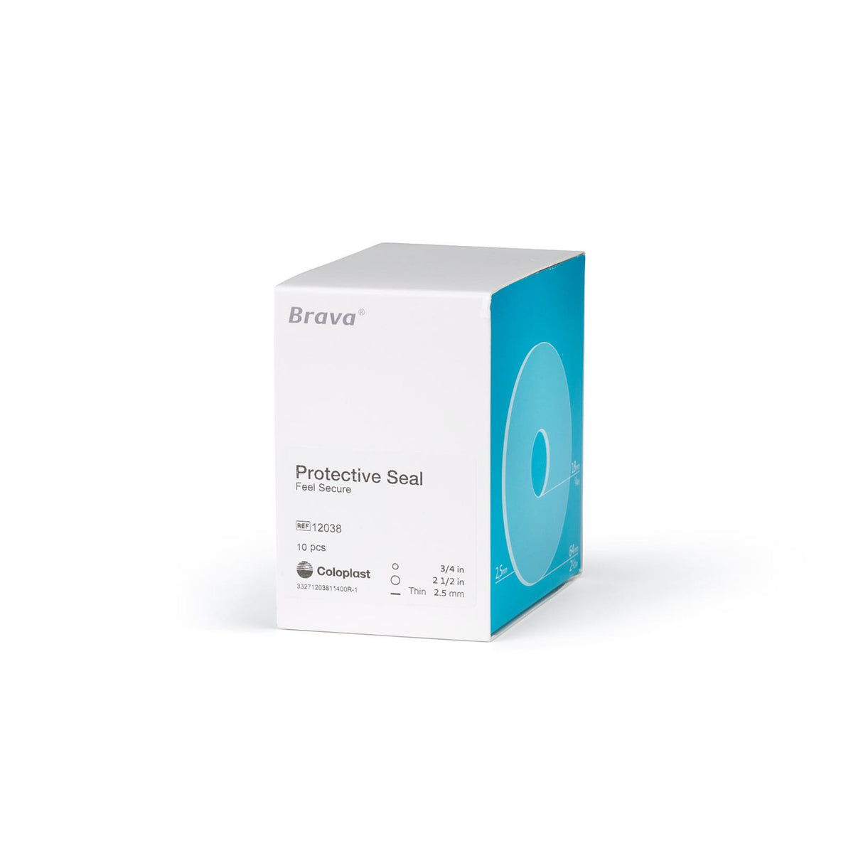 Ostomy Seal Brava Thin 3/4 Inch (18mm) Stoma 2-1/2 Inch (64mm) - BeHope