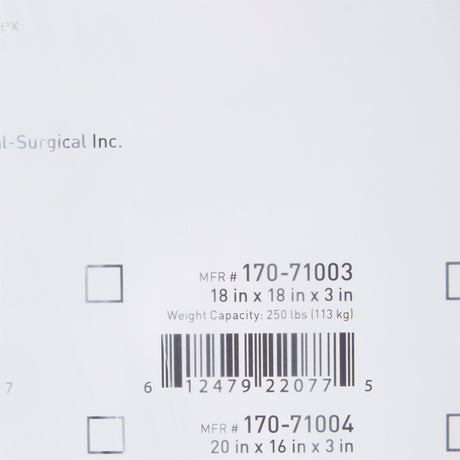 Seat Cushion McKesson 18 W X 18 L X 3 D Inch Polyurethane - BeHope