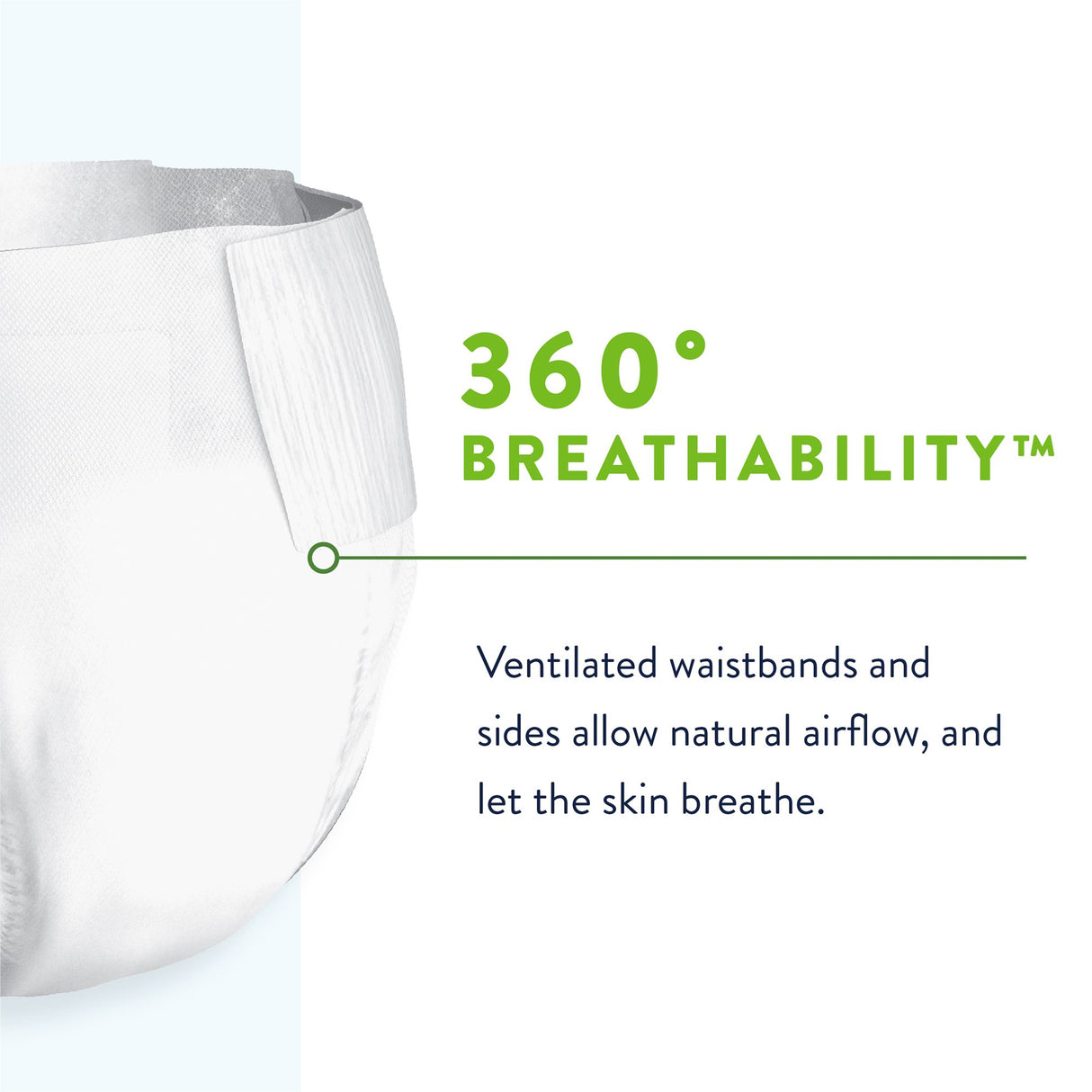 Unisex Adult Incontinence Brief Prevail® Per-Fit 360°™ Size 2 Disposable Heavy Absorbency - BeHope