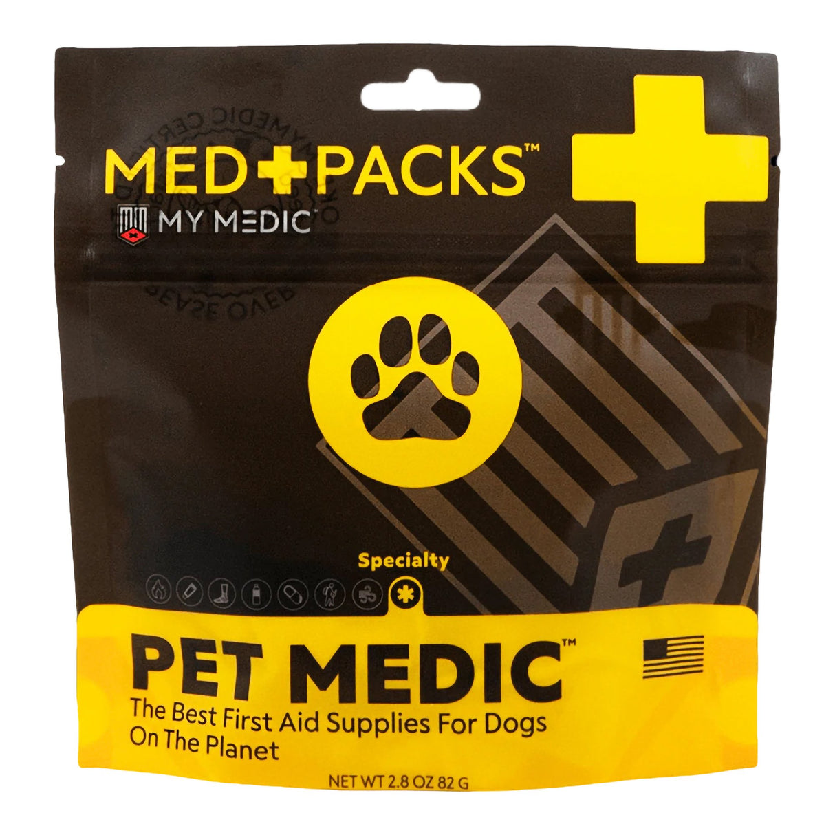 Pet First Aid Kit My Medic™ MED PACKS Pet Medic Plastic Pouch - BeHope