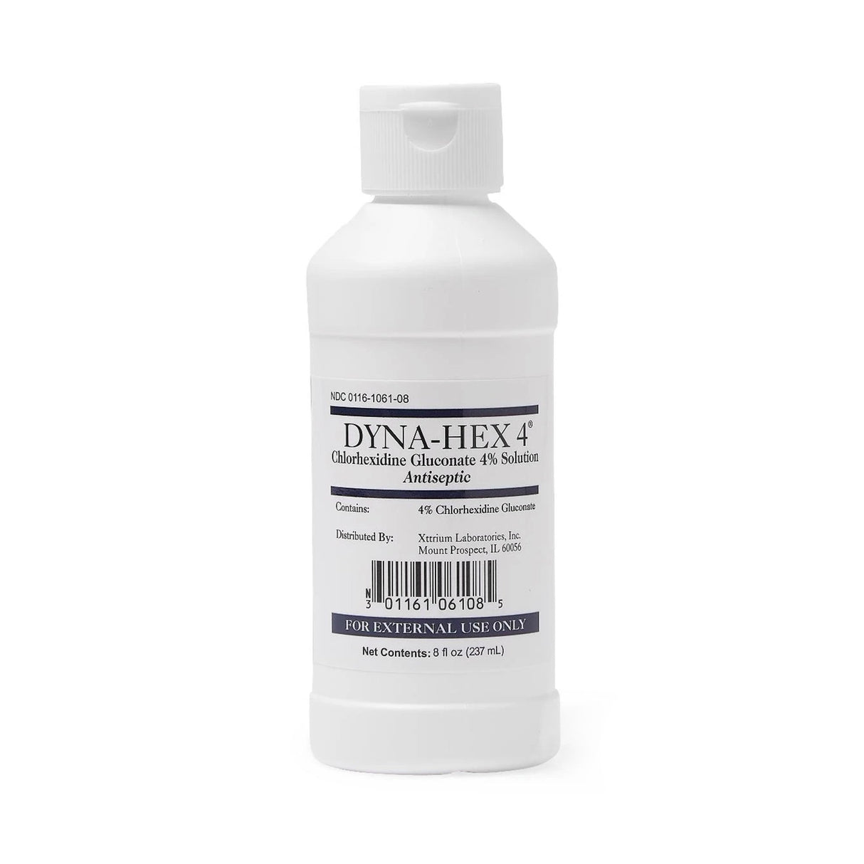 Surgical Scrub Solution Dyna-Hex 4® 8 oz. Bottle 4% Strength CHG (Chlorhexidine Gluconate) NonSterile - BeHope