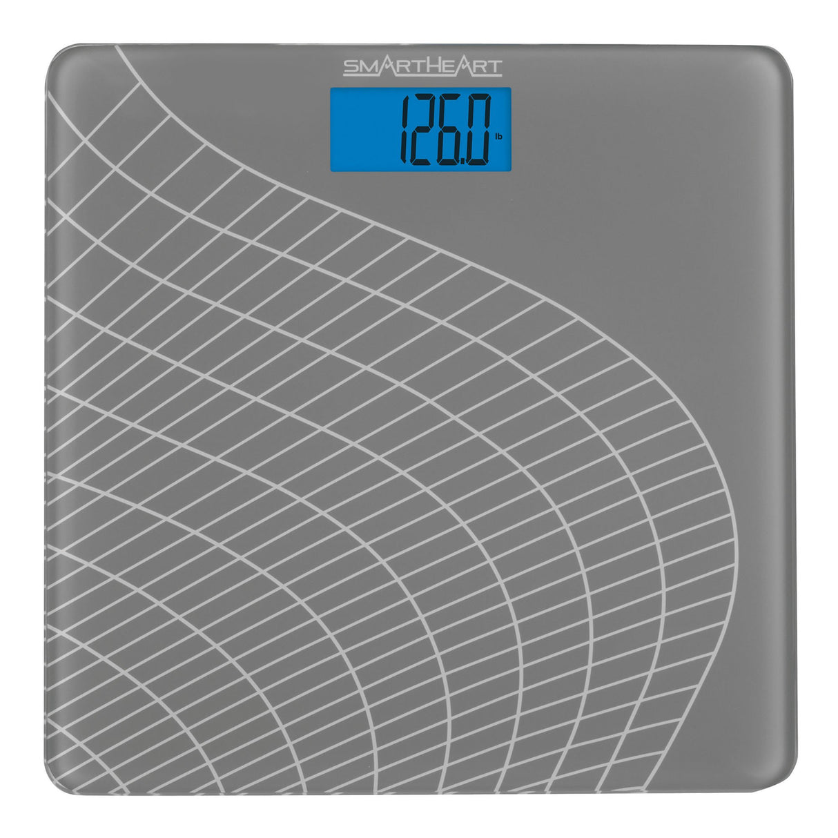 Floor Scale Veridian® Digital Display 438 lbs. / 199 kg Capacity Gray Battery Operated - BeHope