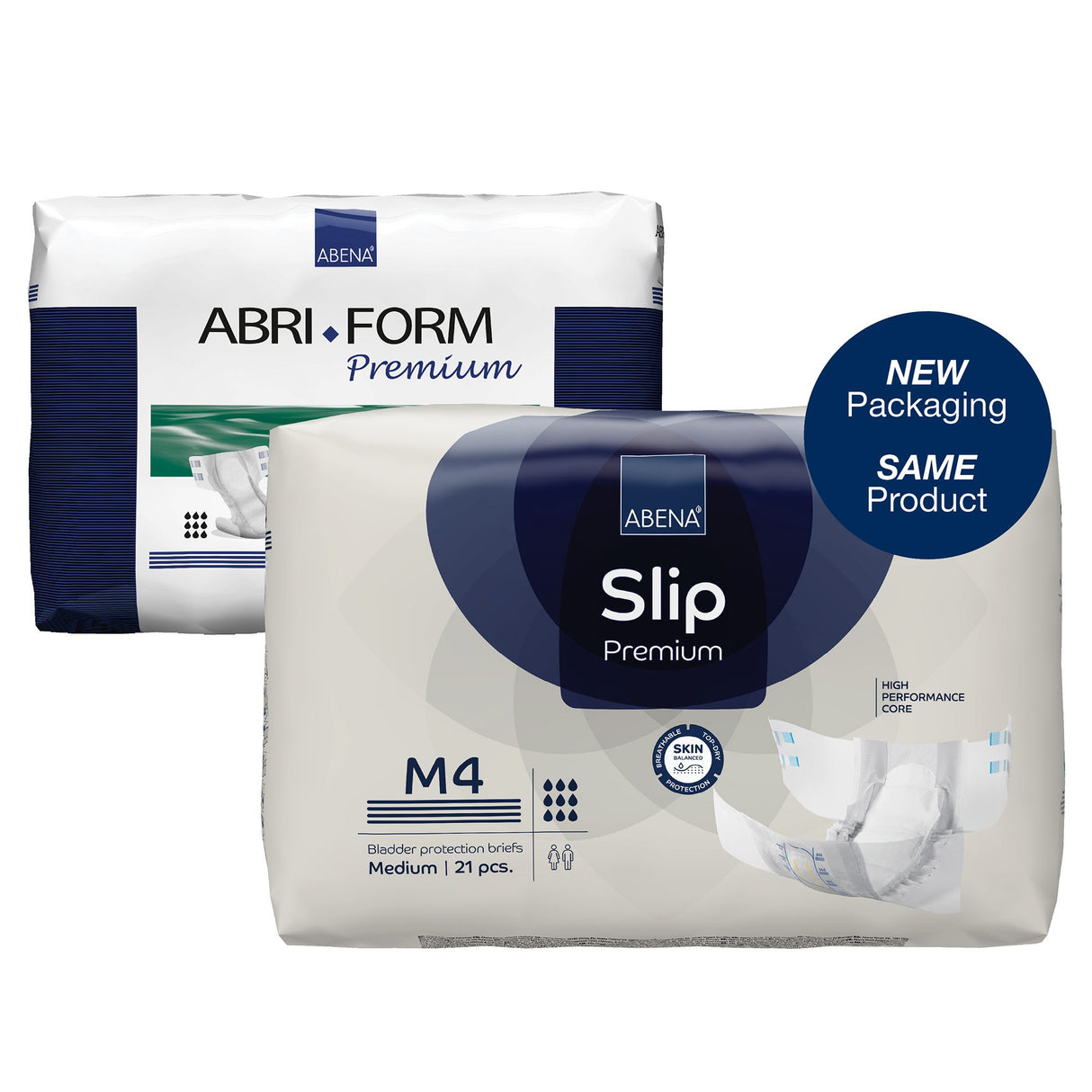 Unisex Adult Incontinence Brief Abena® Slip Premium M4 Medium Disposable Heavy Absorbency - BeHope