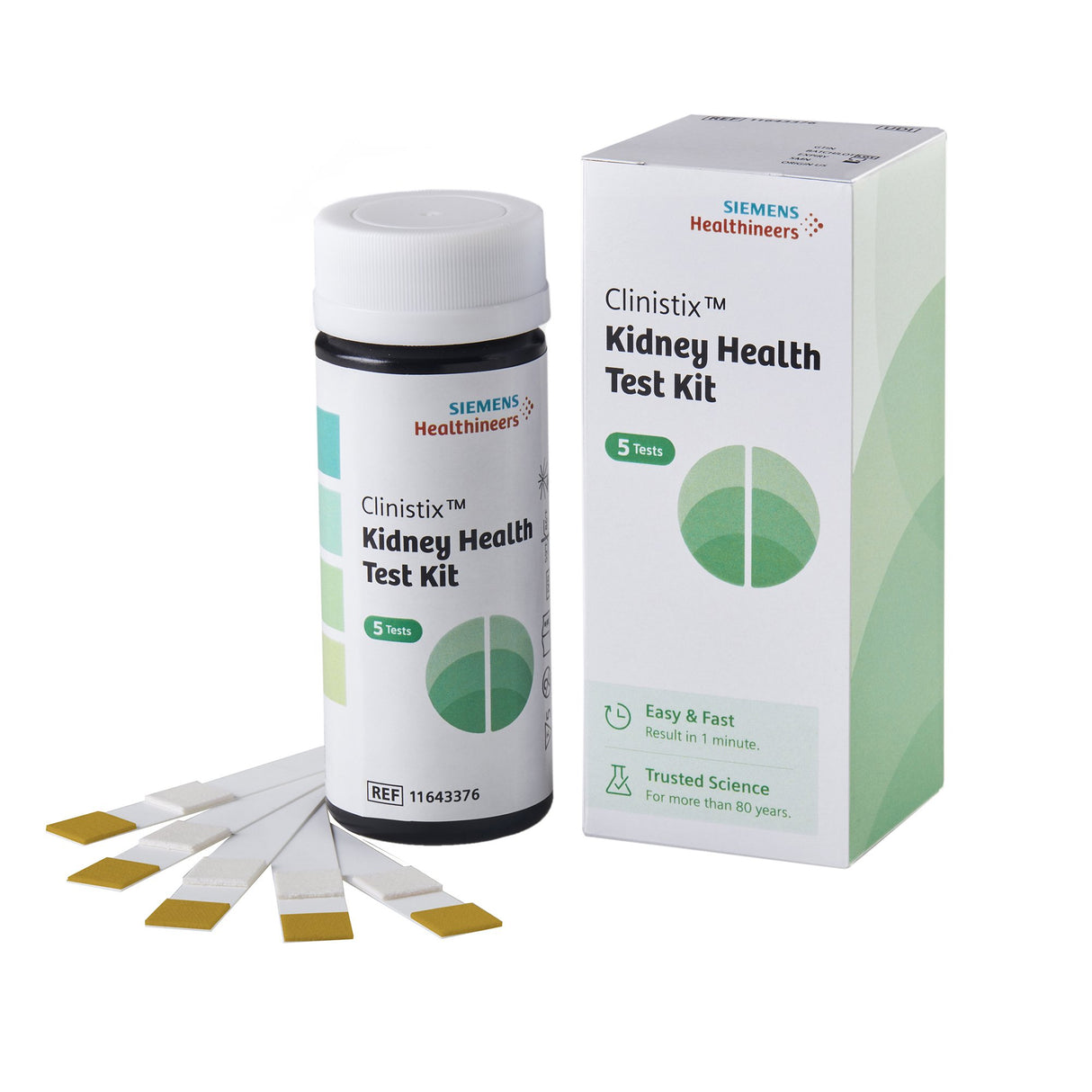 Urinalysis Test Kit Clinistix™ Albumin / Creatinine / Creatinine Ratio 5 Tests per Kit CLIA Waived - BeHope